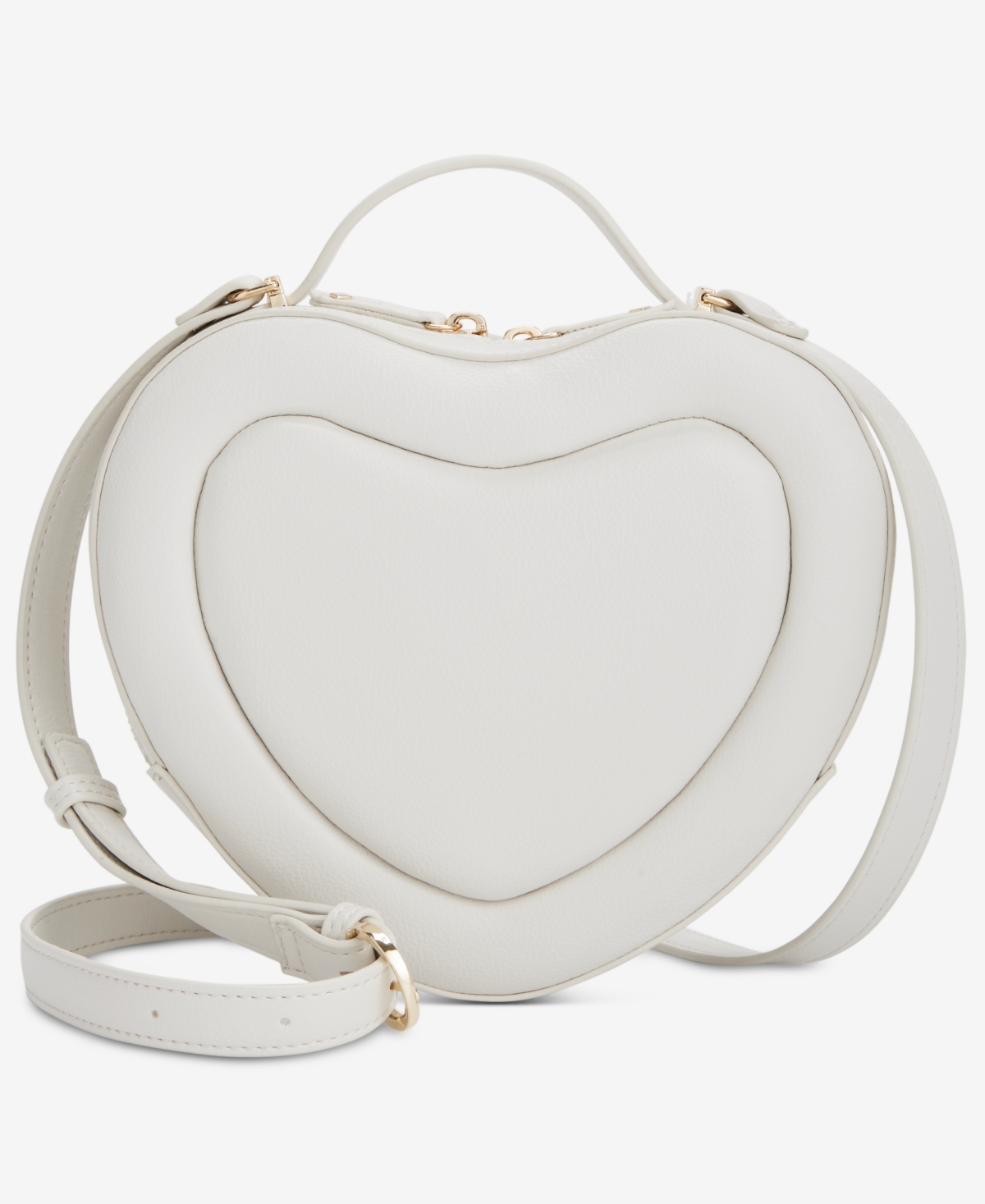On 34th Jasmii Small Lip Party Crossbody, Created For Macy's In Washed Whi