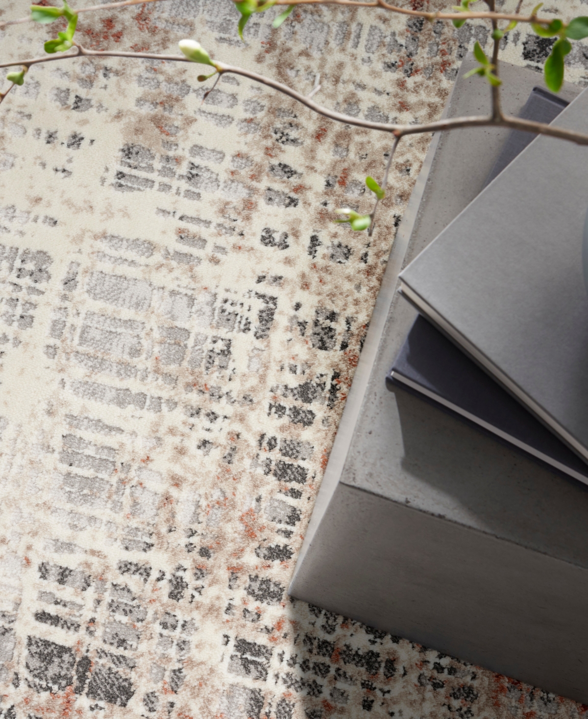 Calvin Klein Ck022 Infinity Ifn01 6'x9' Area Rug In Multi