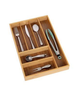 Bamboo Drawer Organizer Tray