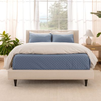 Ultra-soft Diamond Stitched Coverlet Set