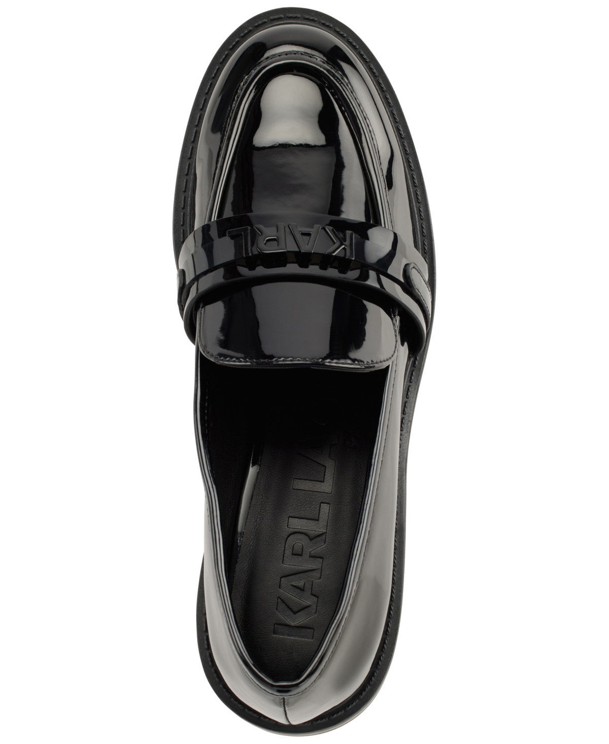 Karl Lagerfeld Paris Women's Randall Almond Toe Loafers -Smoke