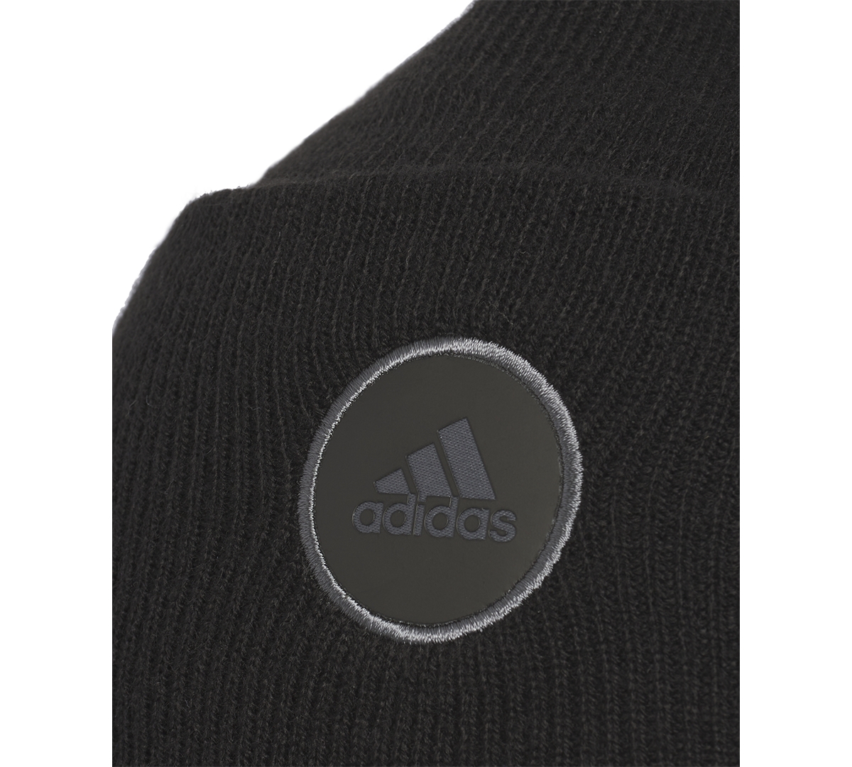 adidas Women's Wide Cuff 2 Fold Beanie -grey Four