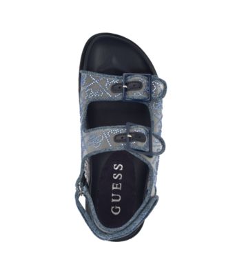 Women's Frella Two Band Embellished Footbed Sandals