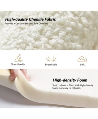 Modern Sebastian 30"W Boucle Armchair Solid Wood Leg