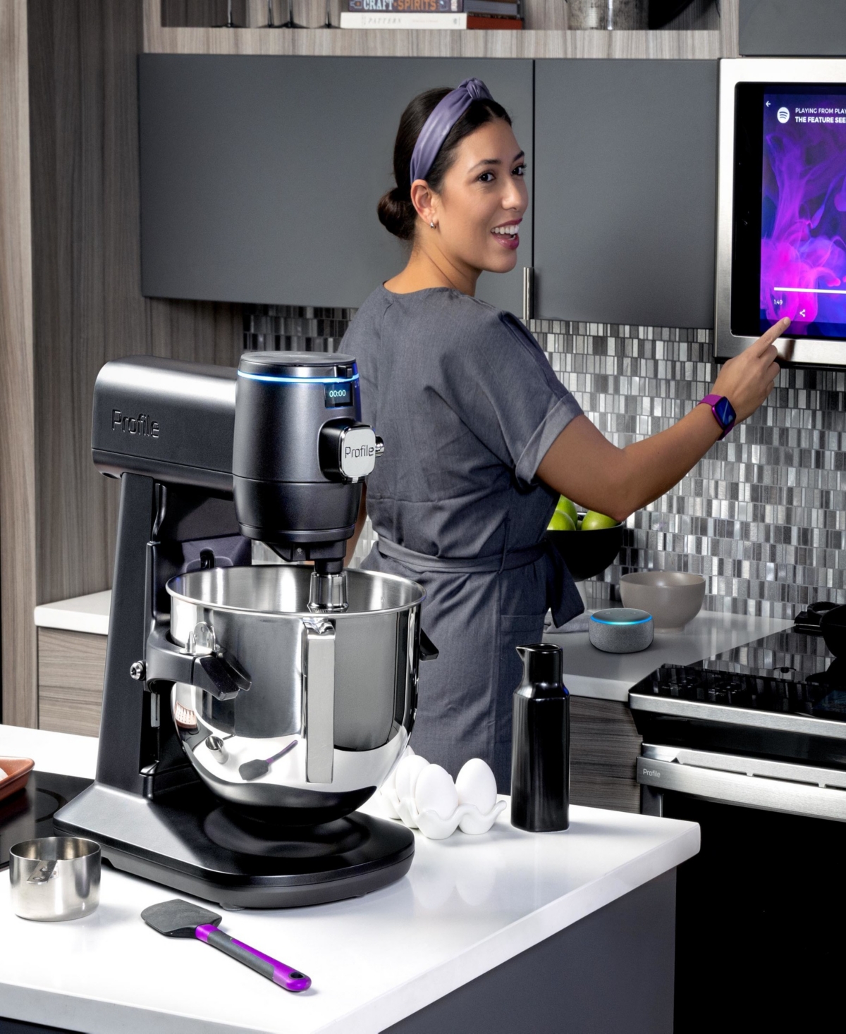 Ge Appliances Profile Smart Mixer With Auto Sense In Black