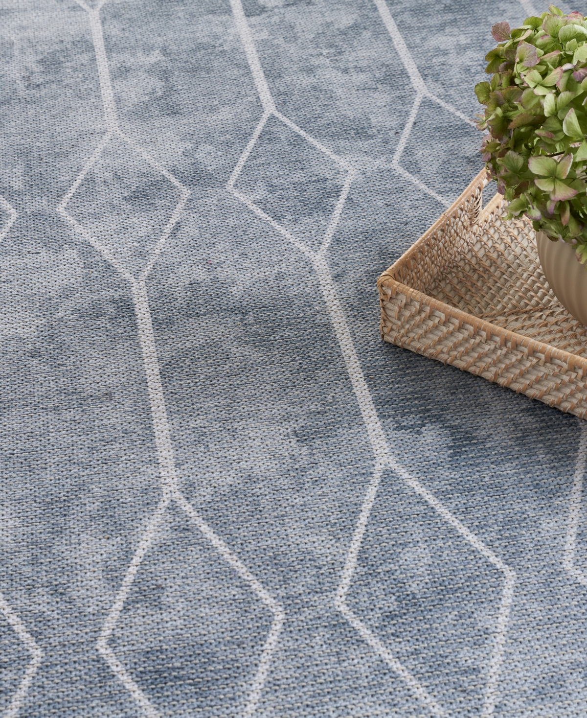 Nicole Curtis Machine Washable Series 1 SR107 4'x6' Area Rug - Gray