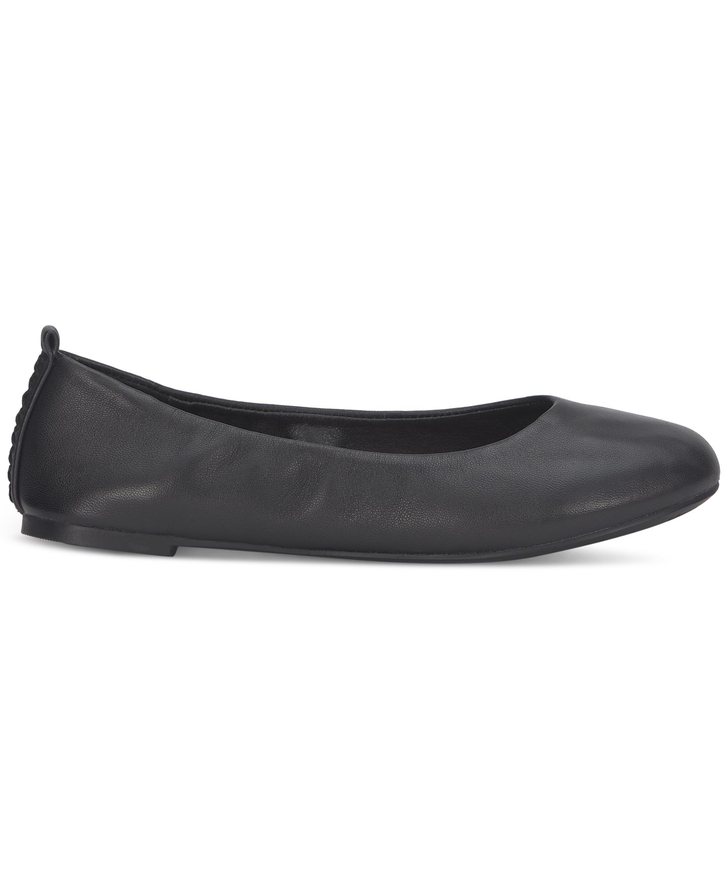 Женские балетки Lucky Brand Emmielou Ballet Flats, цвет: Чёрный кожаный — фото 2