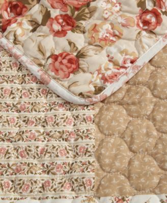 Harrietta Patchwork Reversible 3-Pc. Quilt Set, King