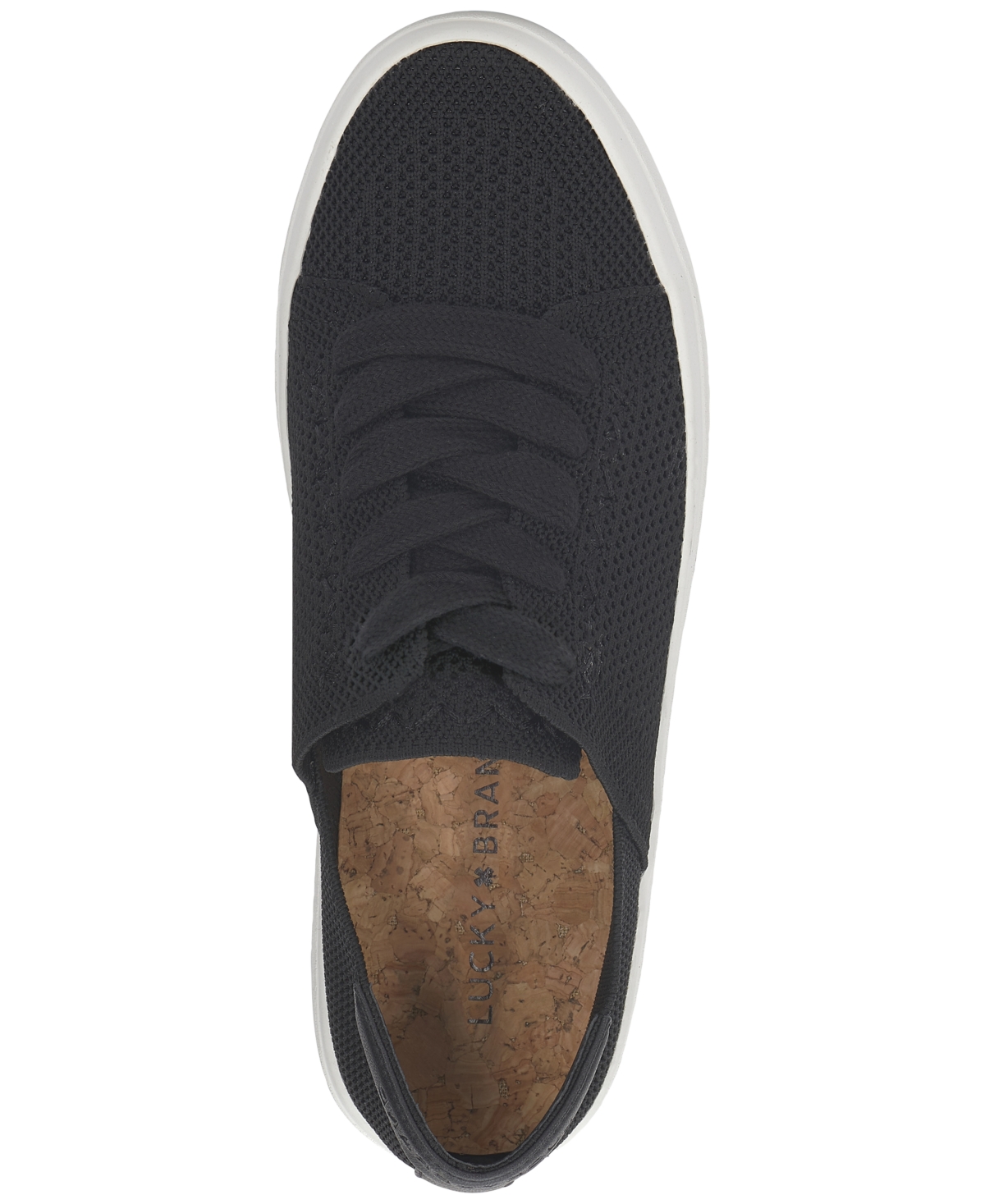 LUCKY BRAND WOMEN'S TALENA KNIT LACE-UP SNEAKERS 
