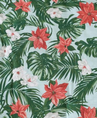 Festive Palms Reversible 3-Pc. Comforter Set, King