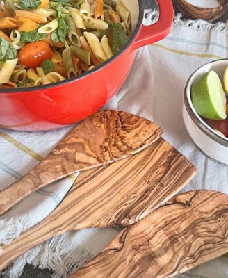 Olive Wood Spatula Kit Set of 3