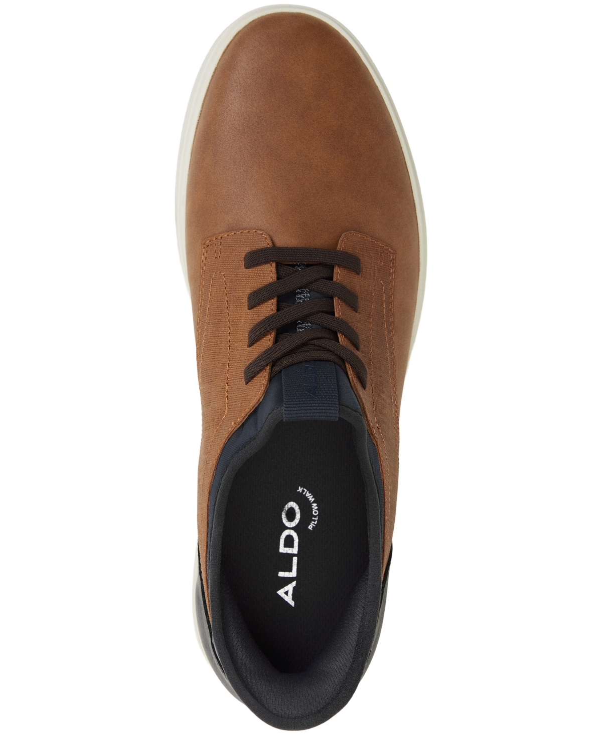 Shop Aldo Men's Arden Synthetic Lace Up Shoe In Cognac