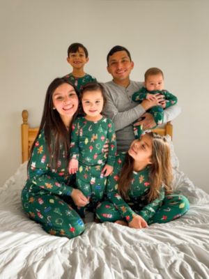 Toddler Boys Holiday Pajamas Neutral Two Piece Pajamas