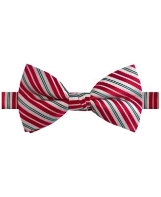 Men's Candy Cane Stripe Bow Tie