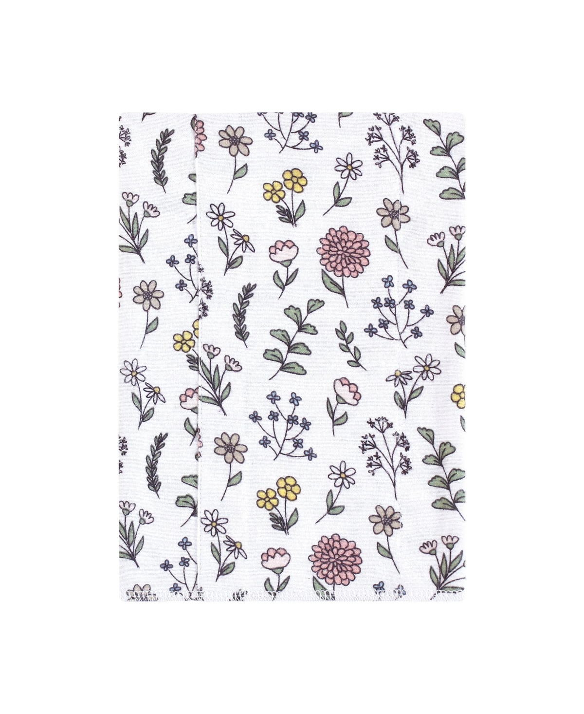 Hudson Baby Infant Girl Flannel Burp Cloth 7pk, One Size - Dandelion wish