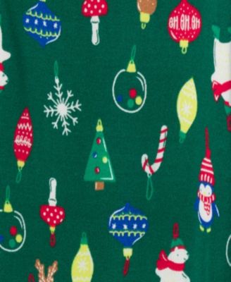 Girls Holiday Family Pajamas Neutral Two Piece Pajamas