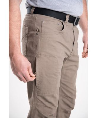 Мужские брюки цвета горного Хаки Mountain Khakis с оригинальными складками классического покроя 17090₽