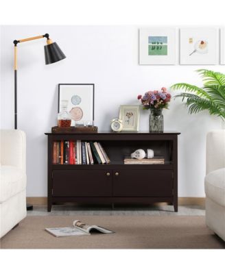 Improved Quality TV Stand with 2 Storage Doors