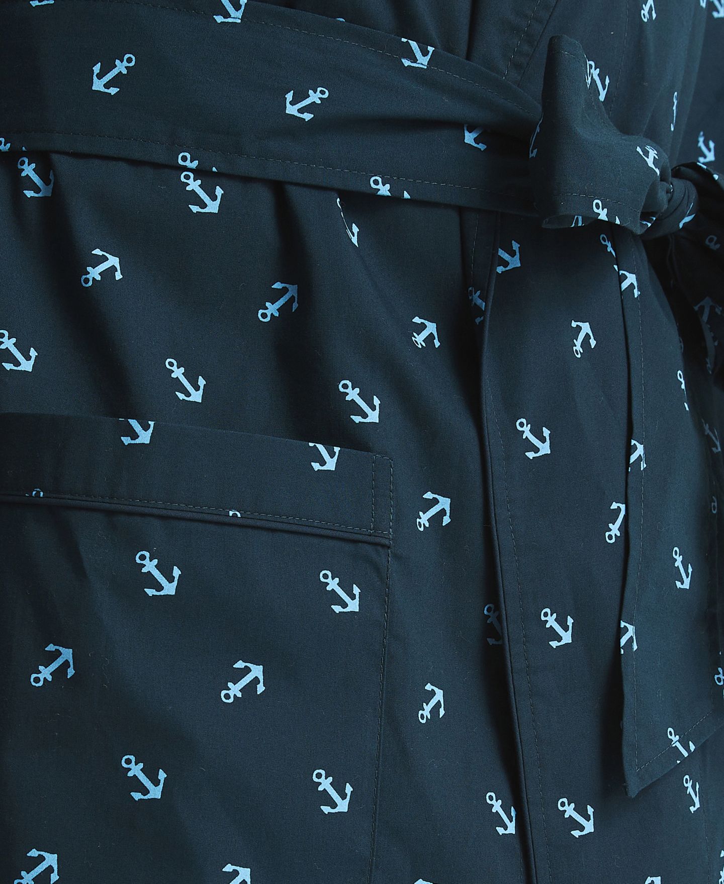 Халат Crafted для мужчин — Nautica, цвет: Тёмно-синий — фото 2