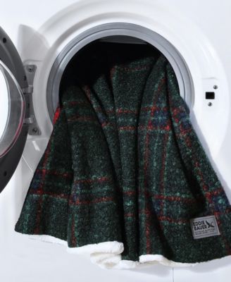 CLOSEOUT! Capitol Hill Plaid Boucle Throw, 70" X 50"