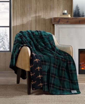 Trailhead Plaid Flannel Oversized Throw, 70" X 60"