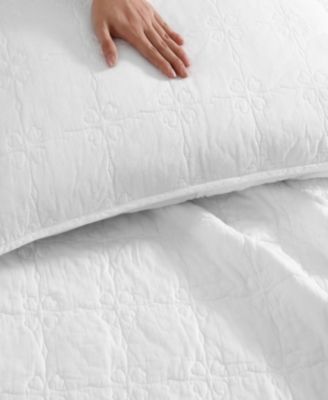 Floral Trellis Cotton 4-Piece Quilt Set