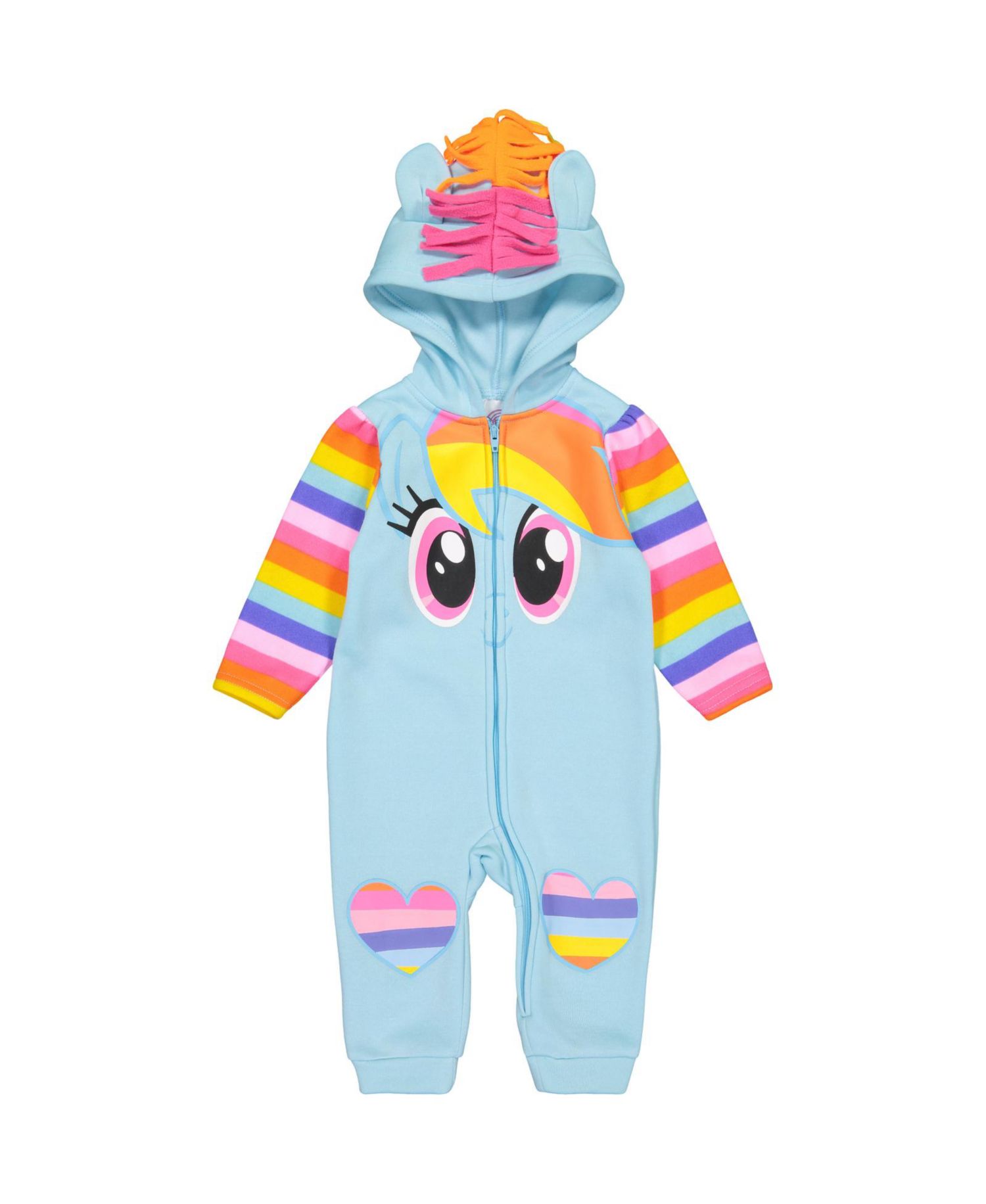 Toddler Girls My Pony Rainbow Dash Baby Zip Up Coverall Newborn to