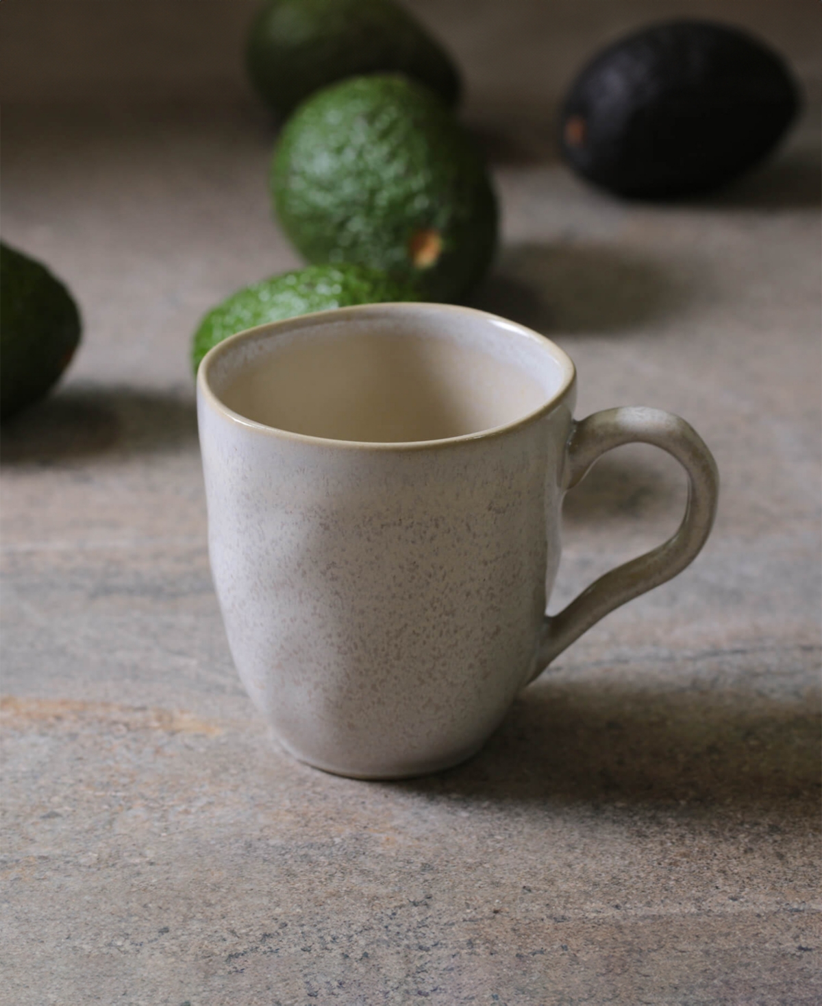 Porto Brasil Stoneware Coffee Mugs, Set Of 4 In Latte