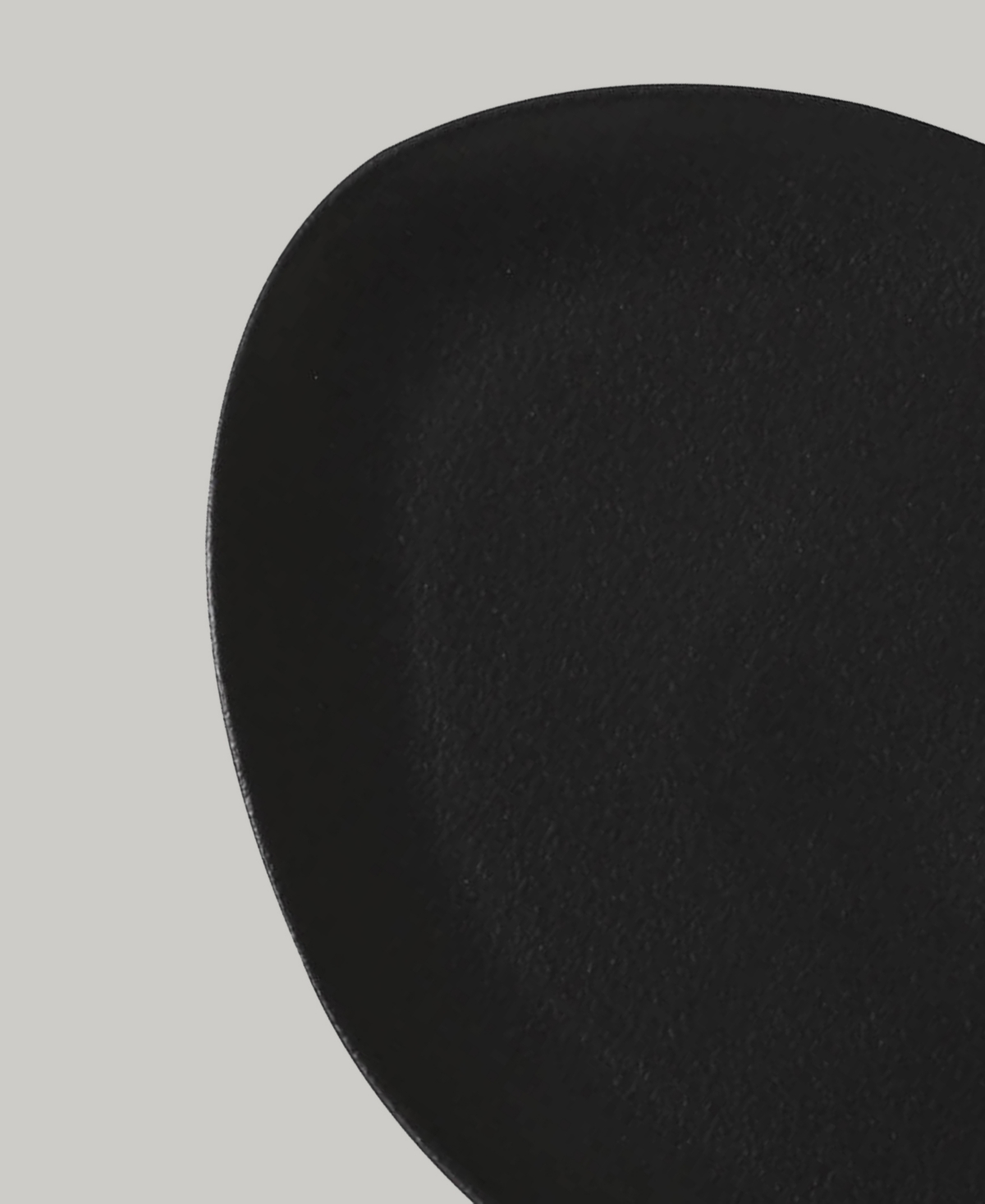 Porto Brasil Stoneware Oval Dinner Plates, Set Of 6 In Matte Black