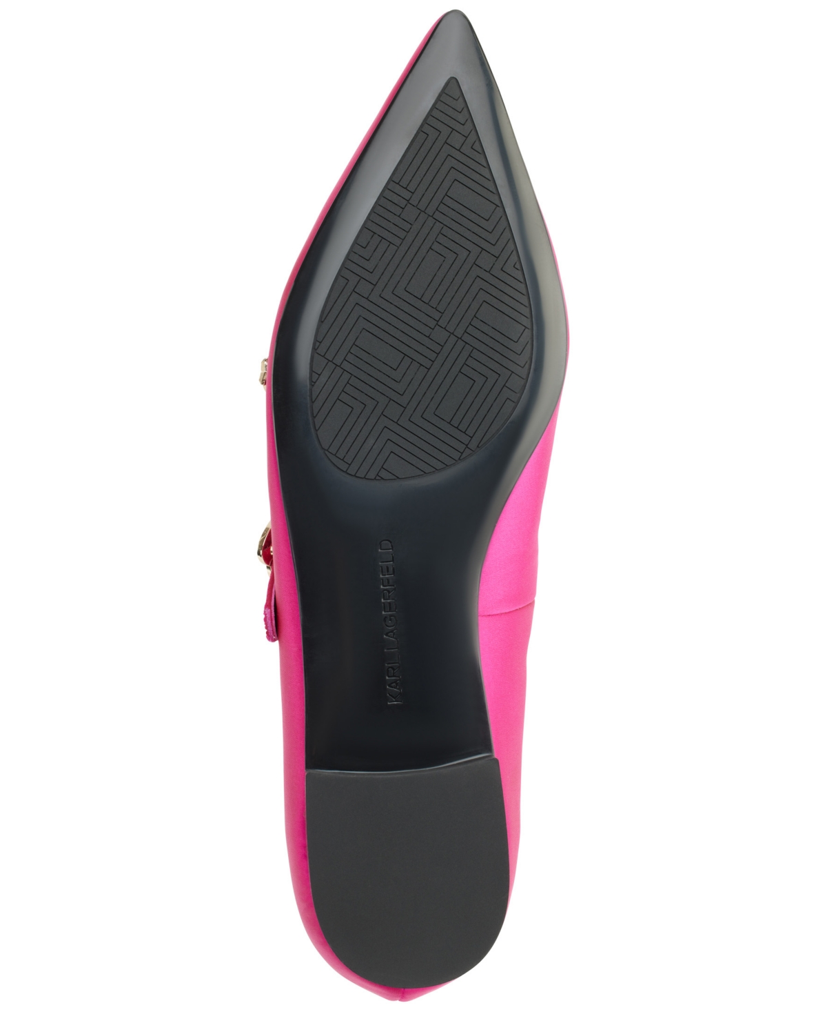 Karl Lagerfeld Paris Veyda Pointed Toe Mary Jane Flat In Cactus Flower