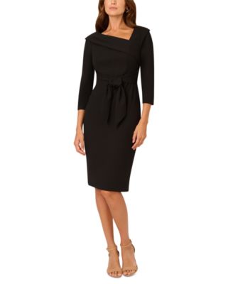 adrianna papell black tie dresses Adrianna Papell Strapless Tuxedo Mini Dress