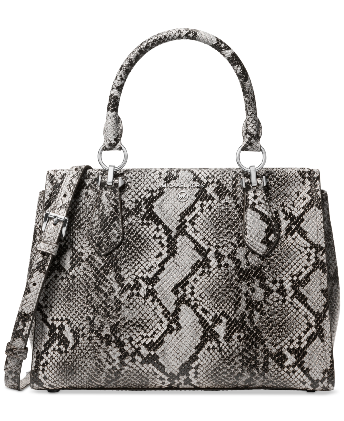 Michael Kors Michael  Marilyn Medium Satchel In Quarry Grey