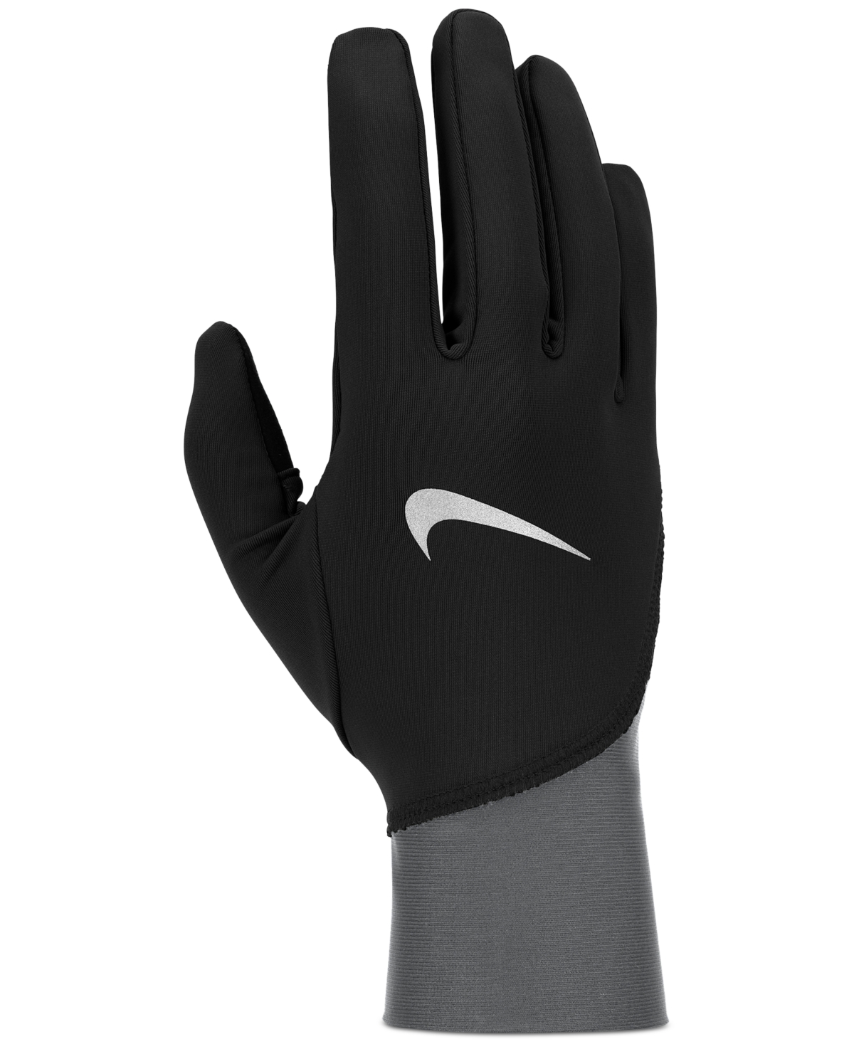 Nike Men's Pacer Midweight Gloves -smoke Grey/silver