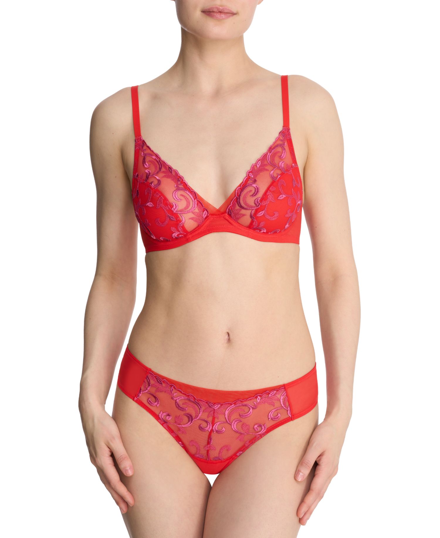 Women's Embellished Thong Underwear 771324