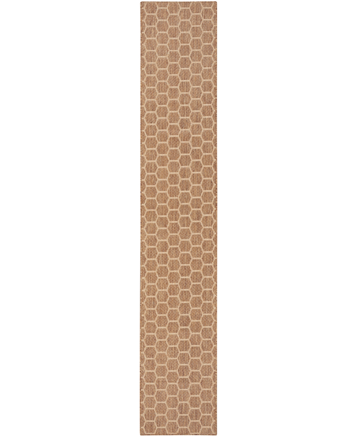 Nourison Home Twist Reversible Tws01 2'2"x12' Runner Area Rug In Taupe