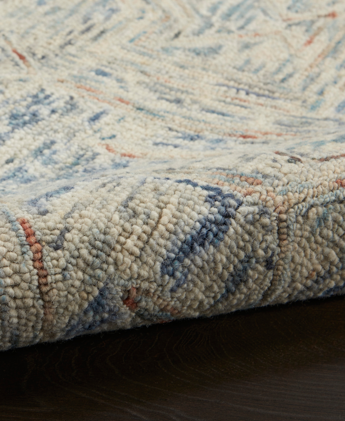 Nourison Home Interlock Itl02 2'3"x7'6" Runner Area Rug In Multi