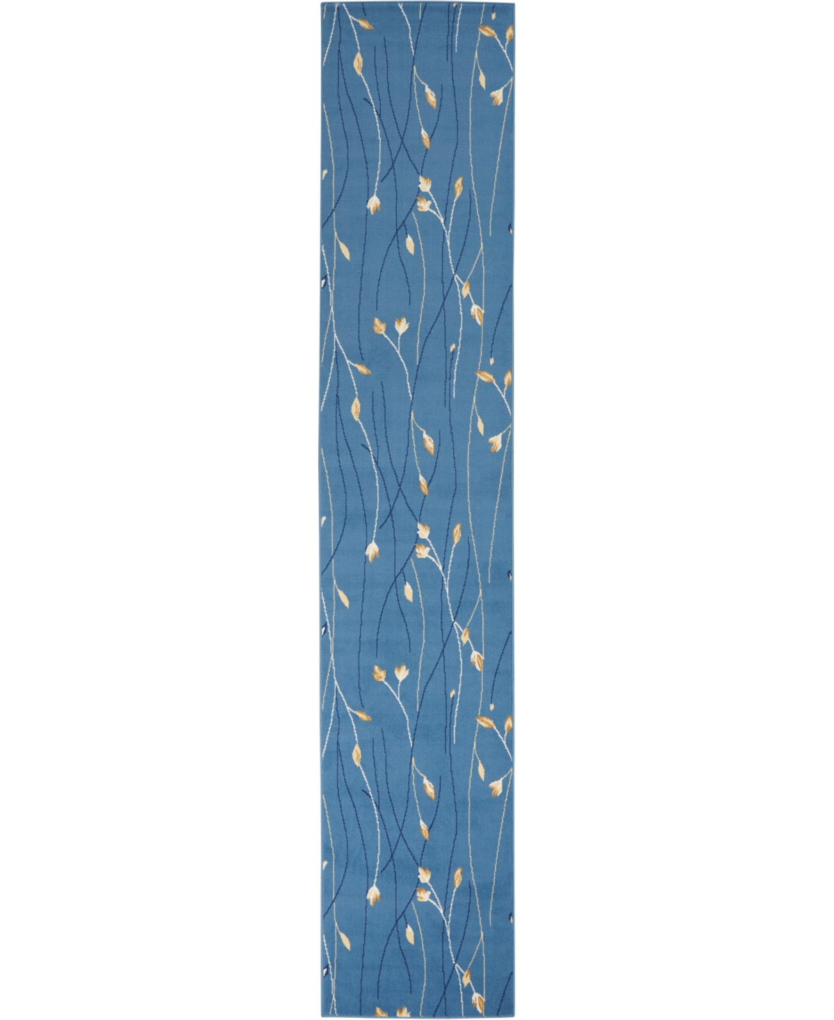 Nourison Home Grafix Grf15 2'3"x12' Runner Area Rug In Mist
