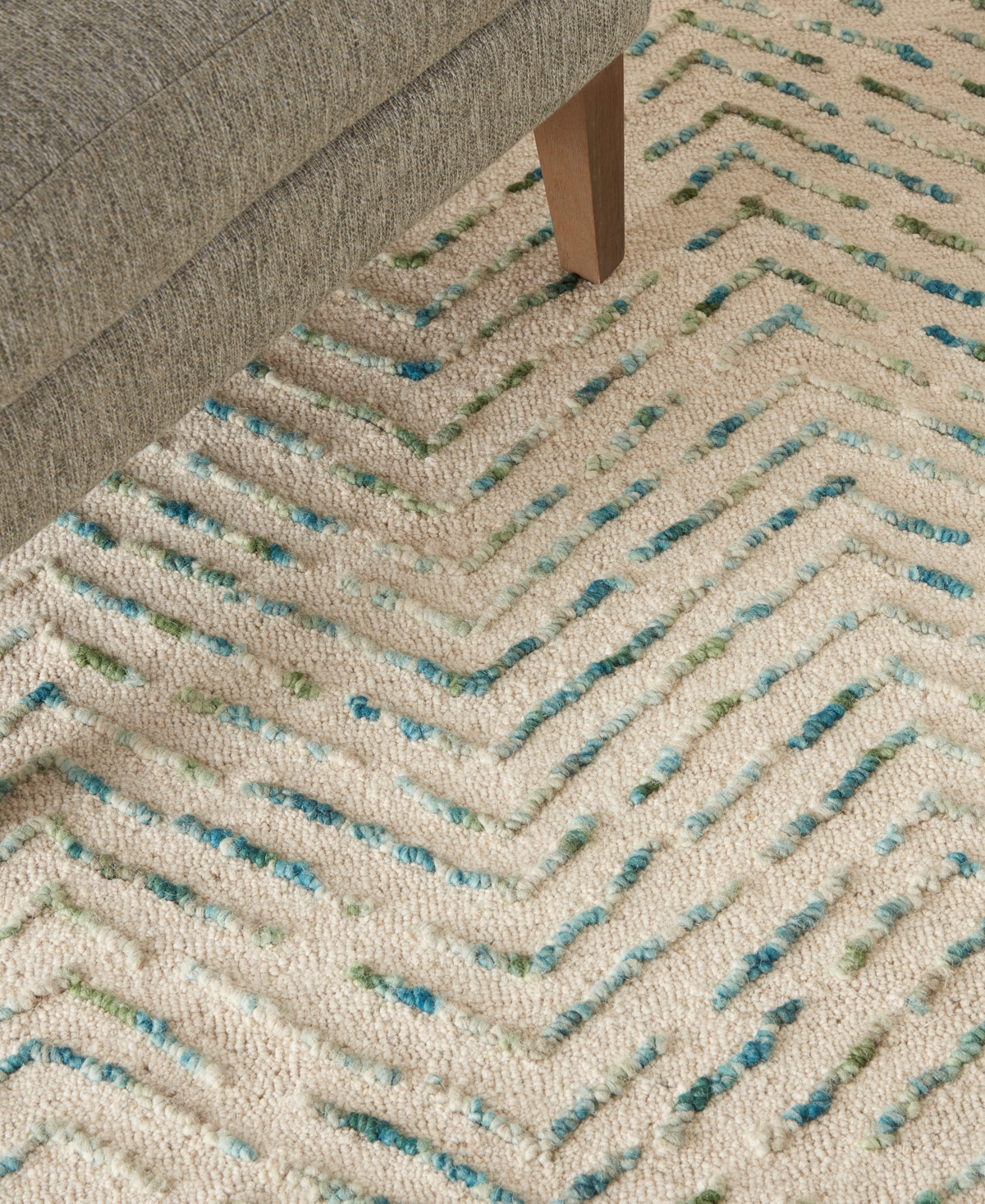 Nourison Home Colorado Clr02 3'9"x5'9" Area Rug In Ivory,moss