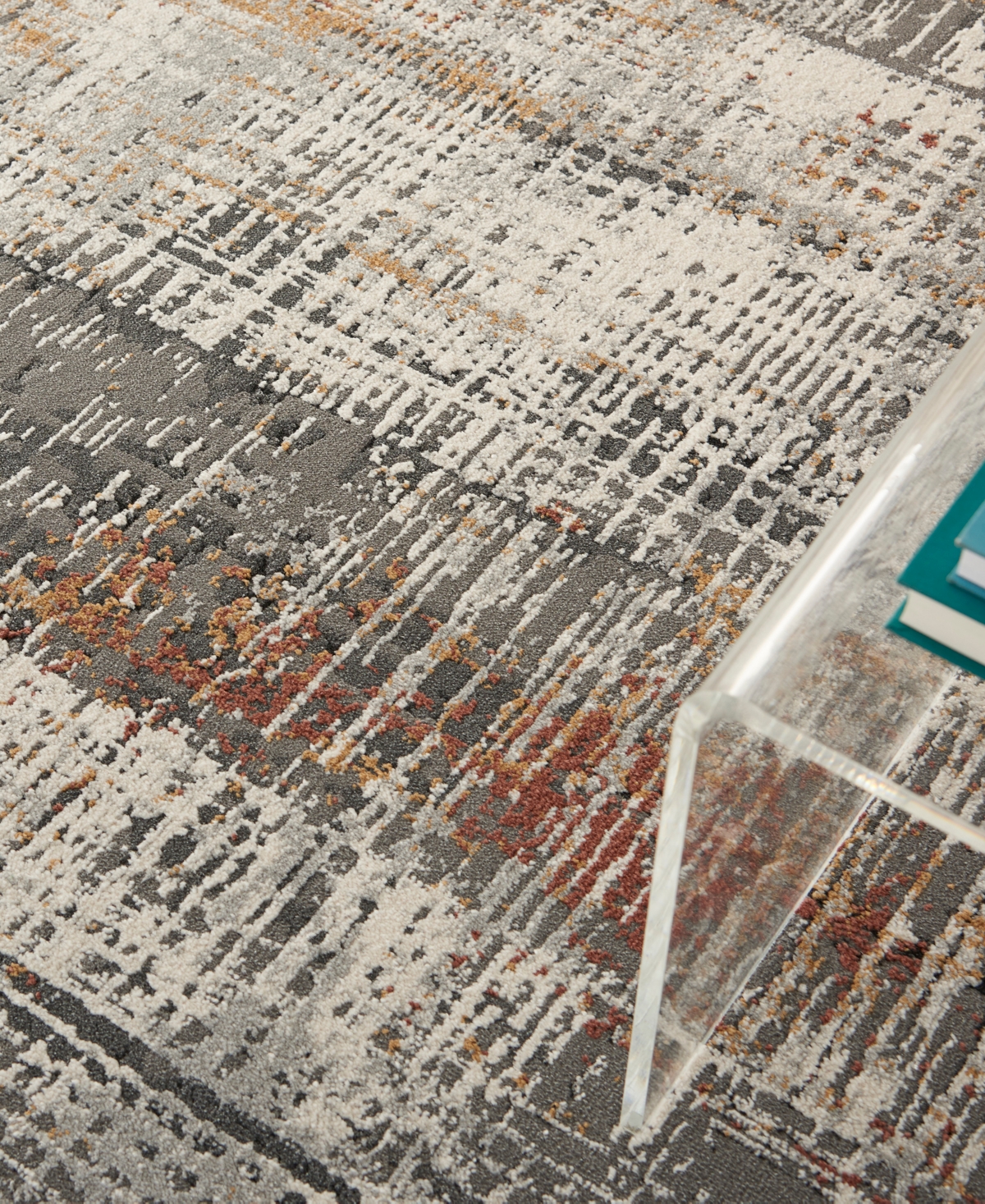 Nourison Home Tangra Tnr04 5'3"x7'3" Area Rug In Multi