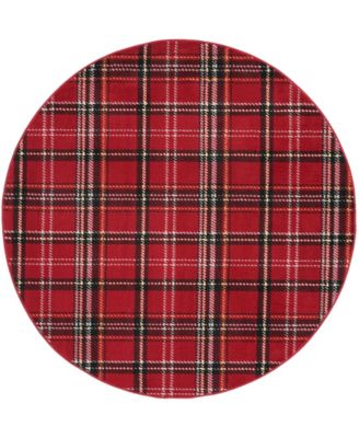 Grafix GRF03 5'3"x5'3" Round Area Rug