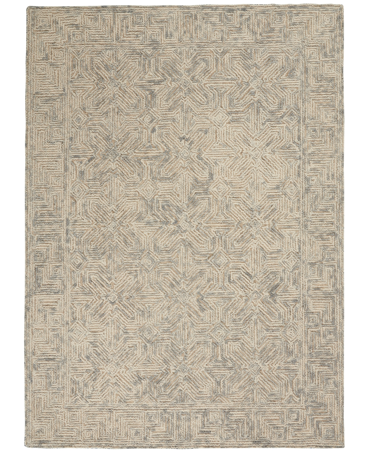 Nourison Home Colorado Clr05 5'3"x7'3" Area Rug In Beige,gray
