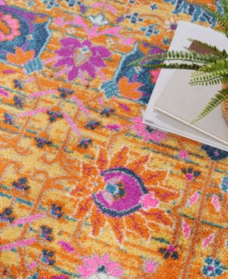 Passion PSN01 5'x5' Round Area Rug