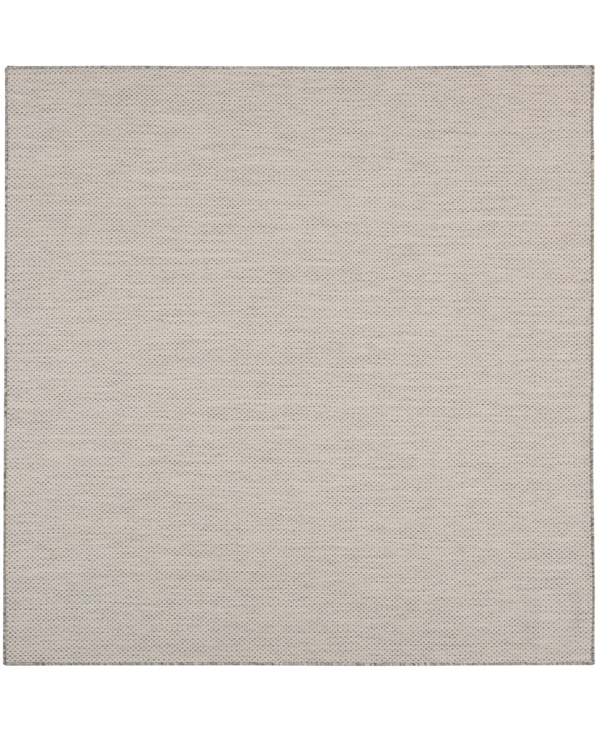 Nourison Home Courtyard Cou01 8'x8' Square Area Rug In Ivory