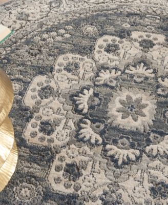 Quarry QUA07 5'3"x5'3" Round Area Rug