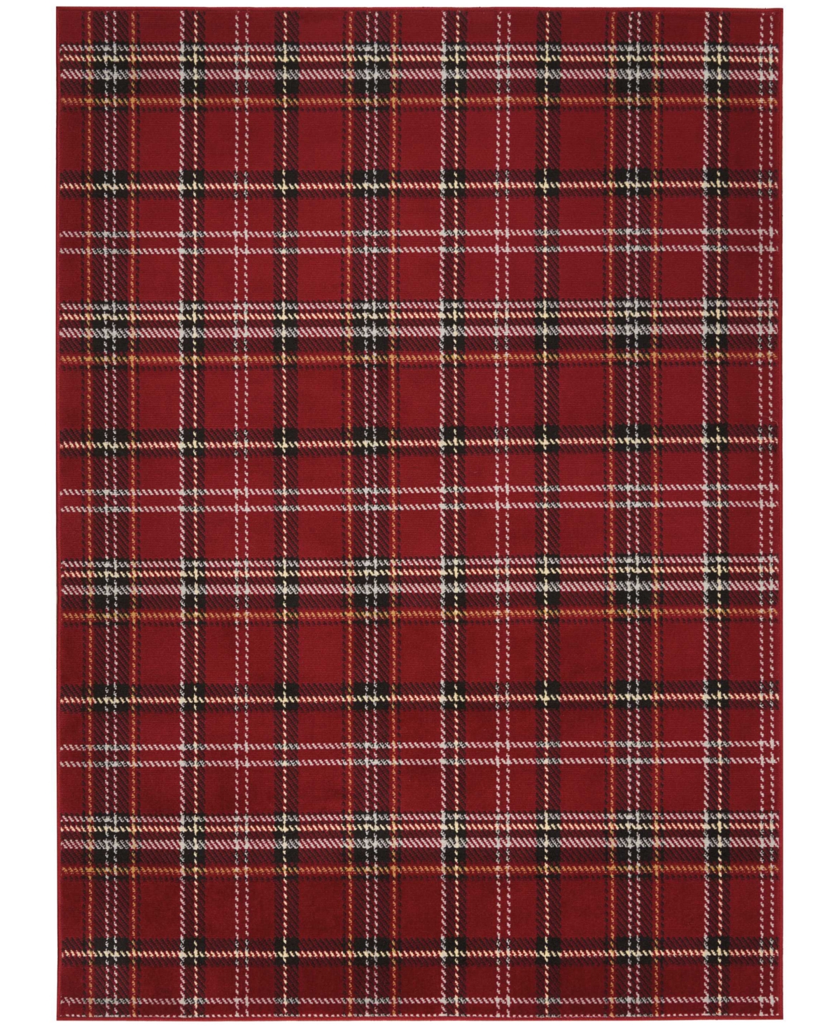 Nourison Home Grafix Grf03 5'3"x7'3" Area Rug In Red