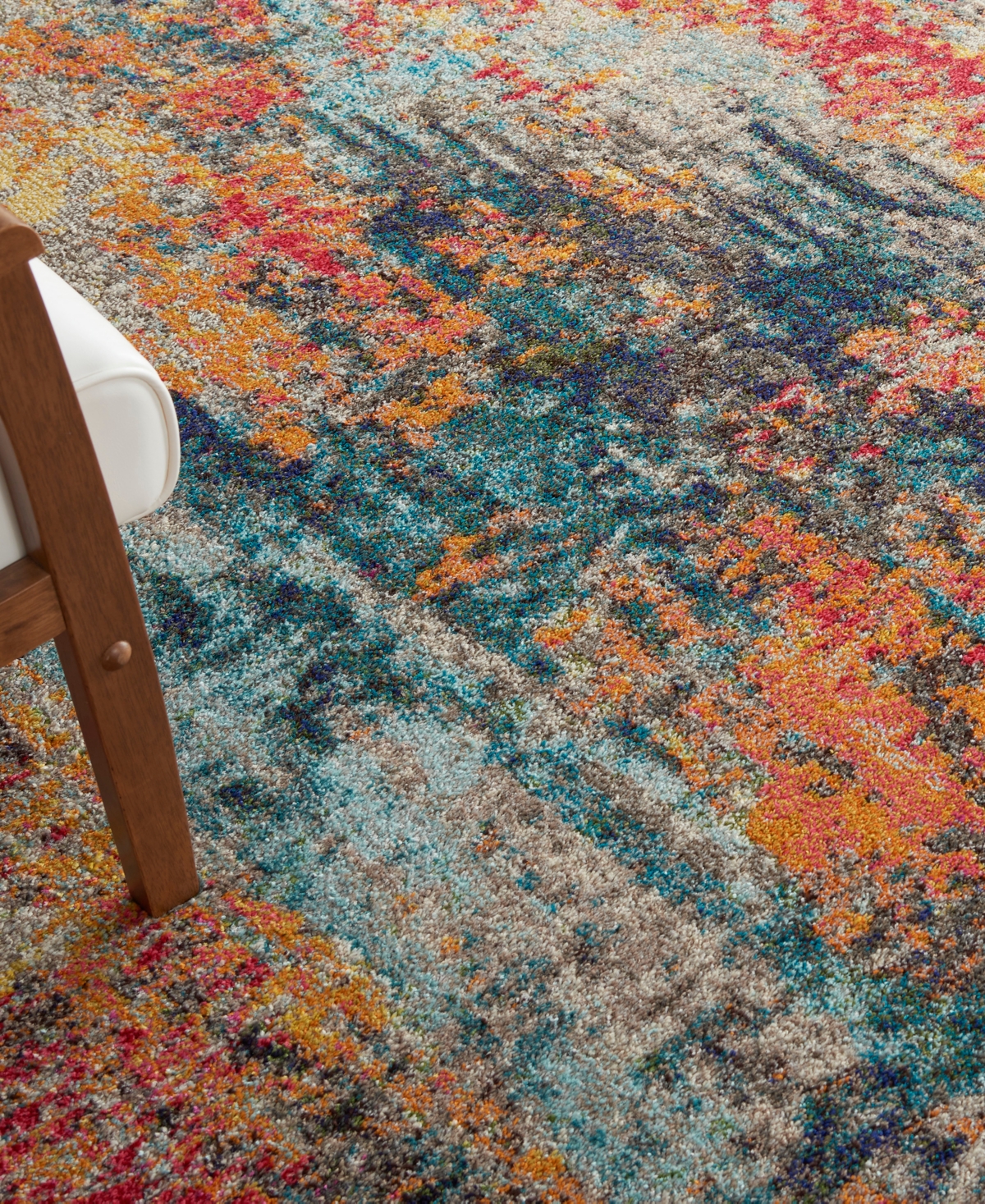 Nourison Home Celestial Ces15 6'7"x9'7" Area Rug In Multi