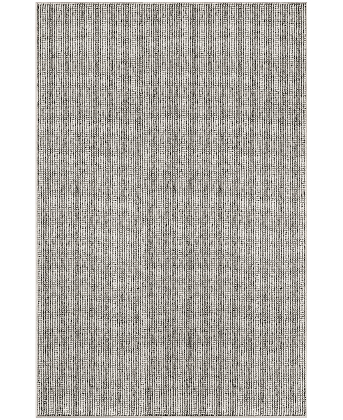 Nourison Home Natural Texture Ntx01 3'11"x5'11" Area Rug In Ivory,gray