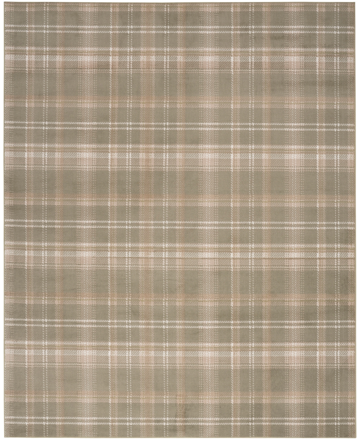 Nourison Home Grafix Grf03 7'10"x9'10" Area Rug In Olive