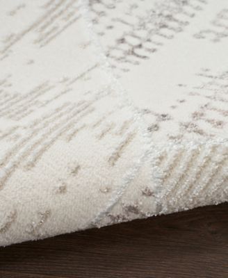 Nourison Home Glitz Glz04 Rug Collection In Ivory