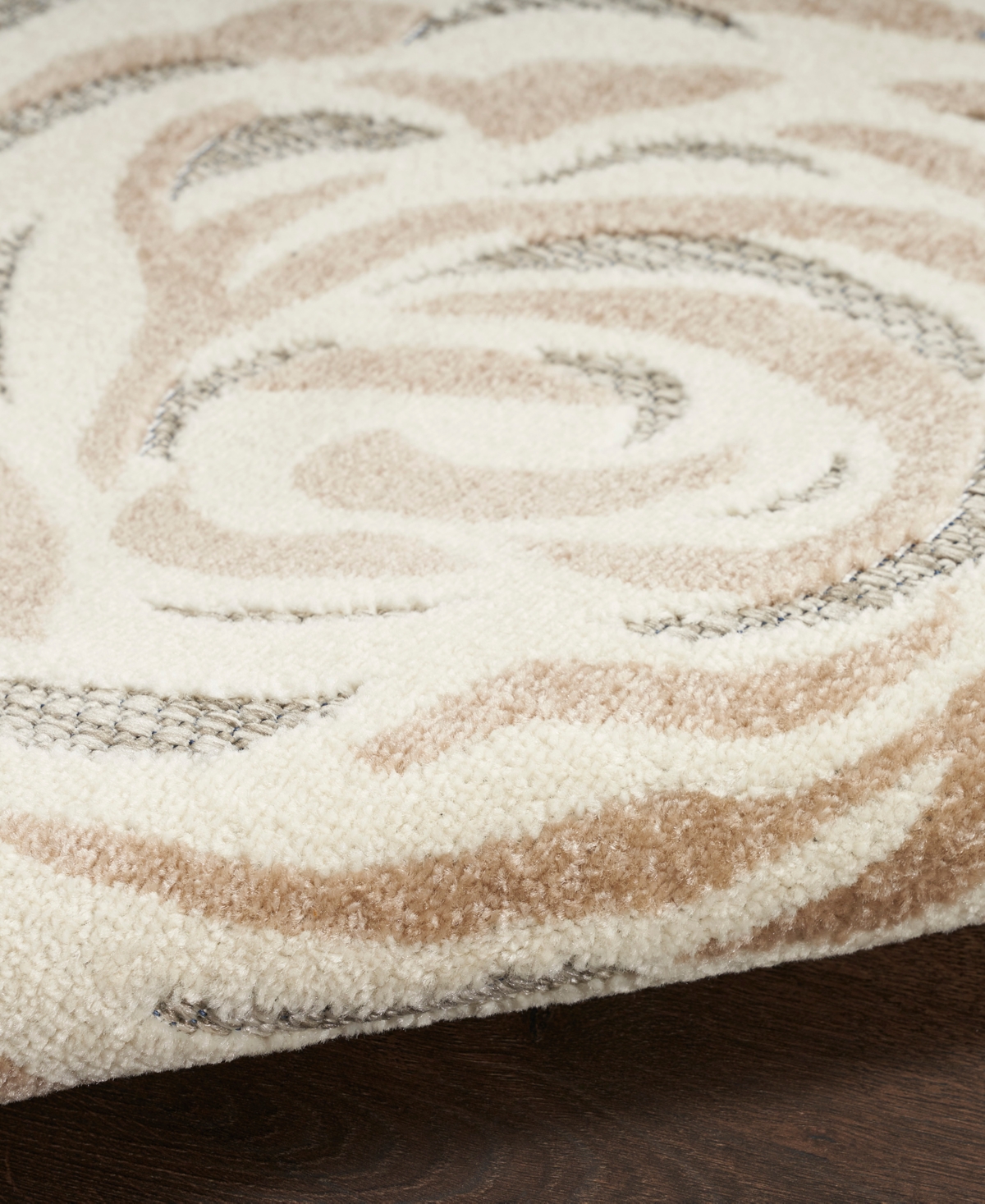 Nourison Home Aloha Alh32 6'x9' Area Rug In Blue,gray